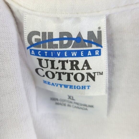 Bear It With Pride T Shirt Vintage 90s Y2K American Flag Made In Canada Mens XL - Picture 4 of 5